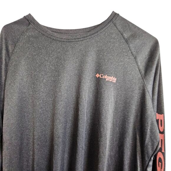 Columbia PFG Shirt Long Sleeve Fishing T Shirt Long Sleeve Shirt Women 2XL Gray - Picture 2 of 10